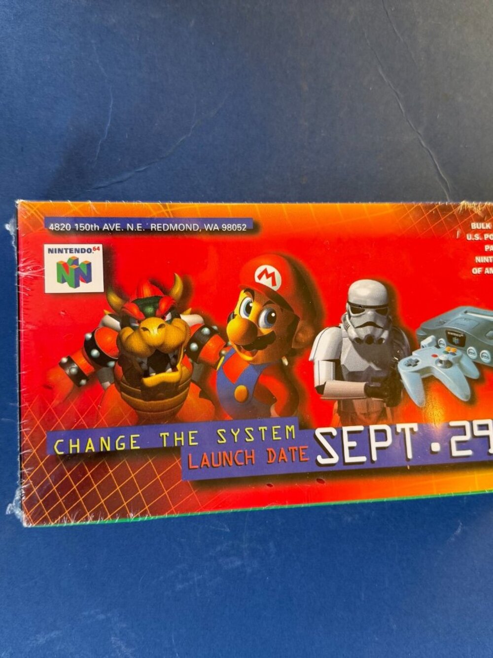 Nintendo 64 VHS Promo “Change The System” 1996 Launch Mailer Box SEALED NEW